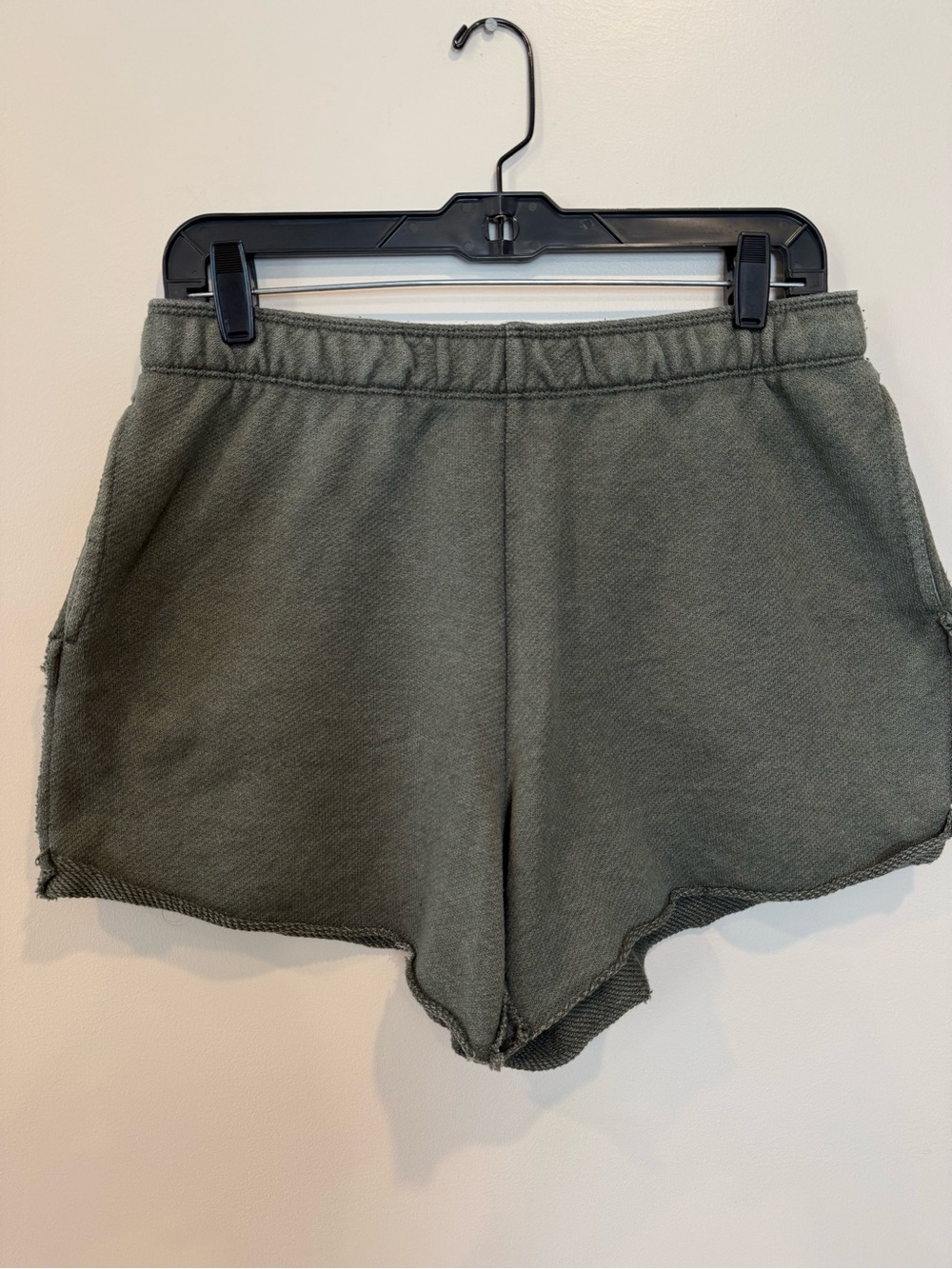 Aerie Olive Green Knit Athletic Shorts Medium